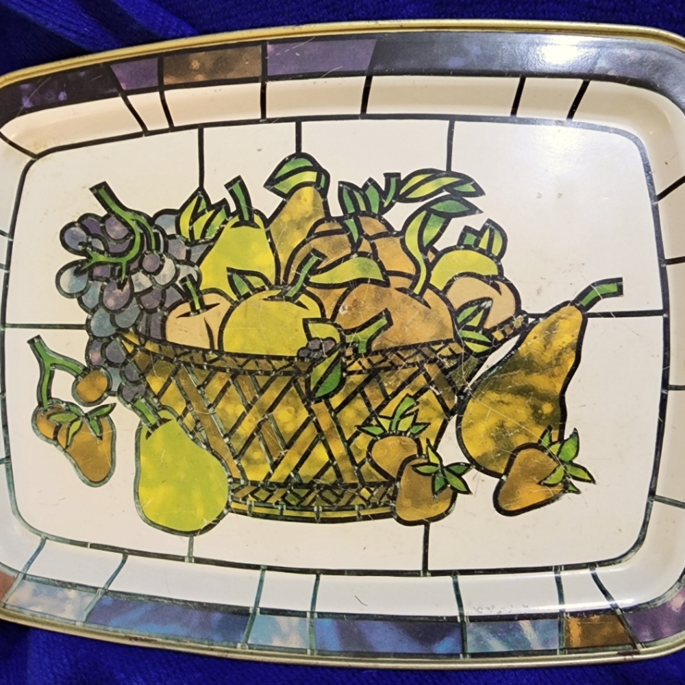 Vintage Metal Tray